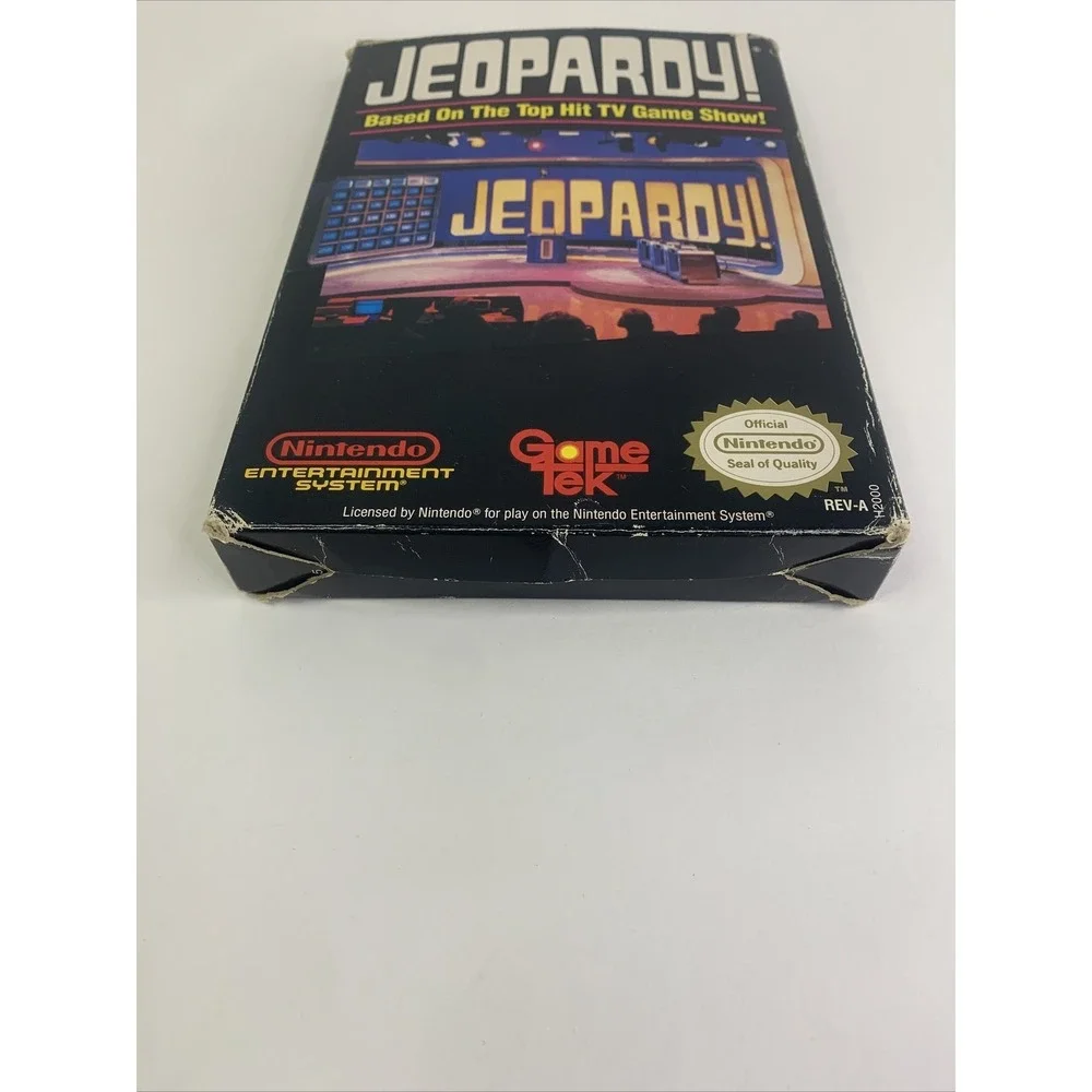 Jeopardy Nintendo Entertainment System NES CIB Complete w/ Box NICE‎ Black Box